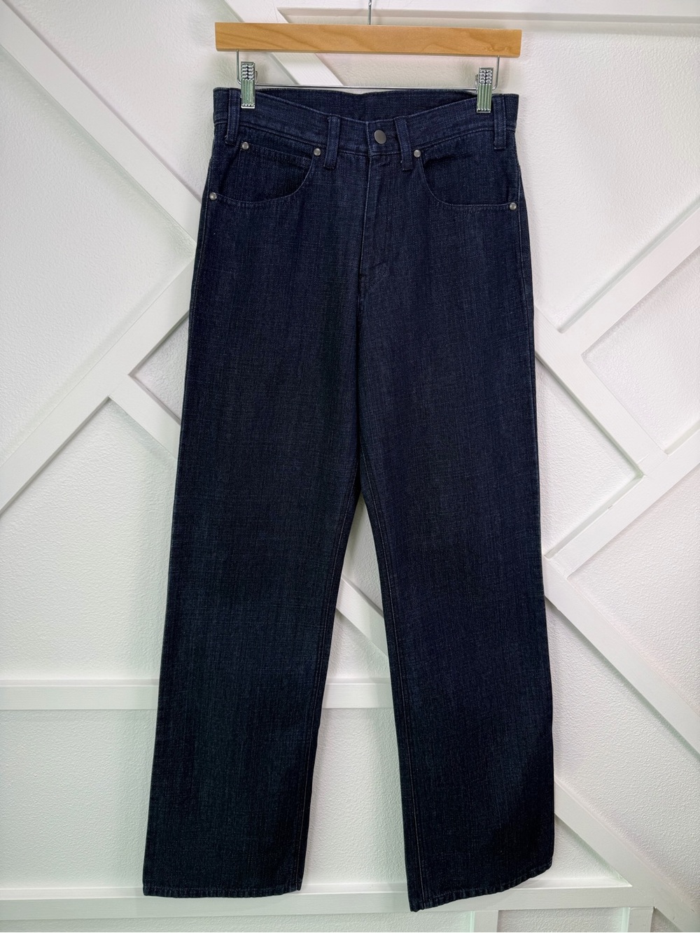Vintage MANI by Giorgio Armani Jeans Dark Indigo High Rise Straight Leg Size 28